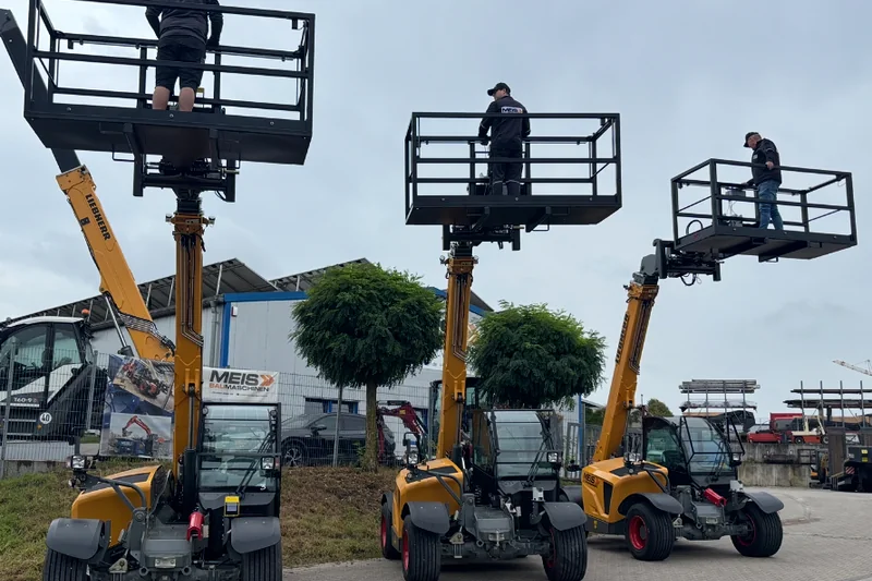 BOOMLADER Vermietung bei Meis Baumaschinen